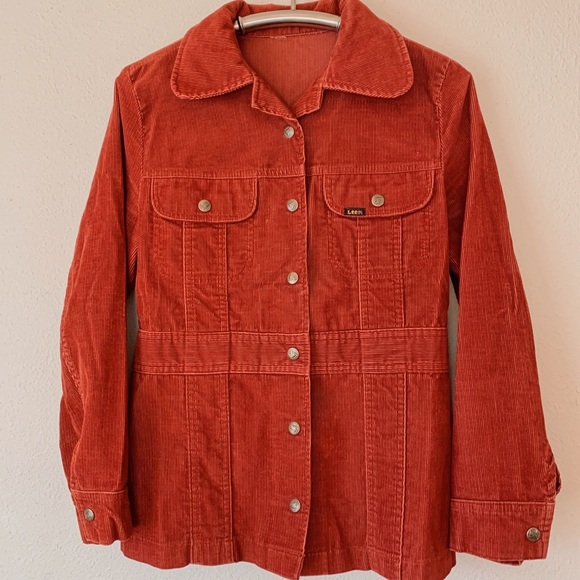 Lee Tops - Vintage 60s 70s Corduroy Lee Jeans Shirt Jacket S